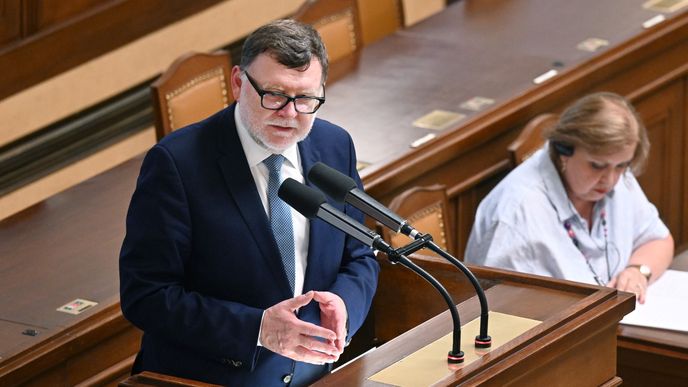 Schůze Poslanecké sněmovny ke konsolidačnímu balíčku: Ministr financí Zbyněk Stanjura (ODS) (12.7.2023)
