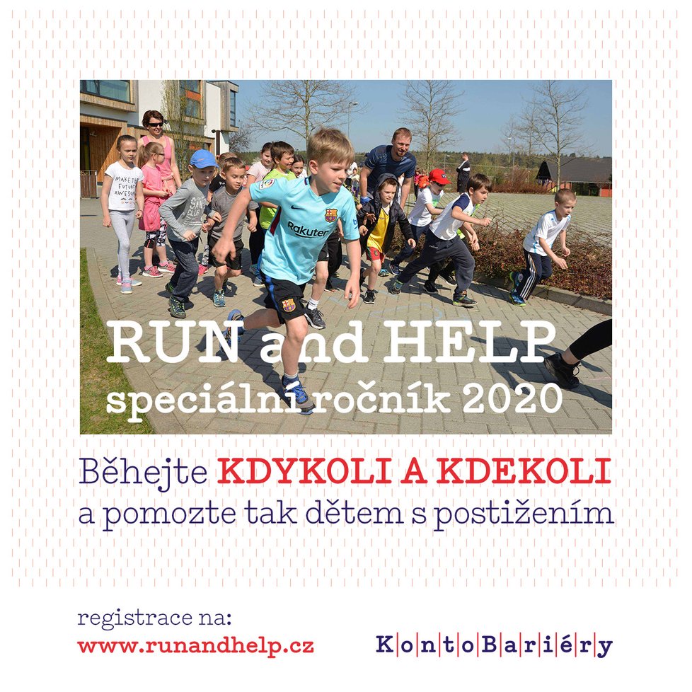 Charitativní běh Konta Bariéry Run and Help