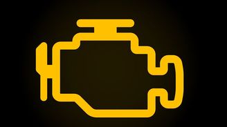 Kontrolka ZÁVADA ŘÍZENÍ EMISÍ: Často bývá popisována jako grilované kuře. Svítí, když je v systému řízení motoru závada, která ovlivňuje Kontrolka ZÁVADA ŘÍZENÍ EMISÍ: Často bývá popisována jako grilované kuře. Svítí, když je v systému řízení motoru závada, která ovlivňuje