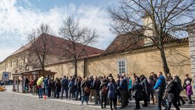 Bezpečnostní kontroly na Pražském hradě 