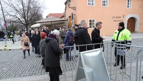 Bezpečnostní kontroly na Pražském hradě