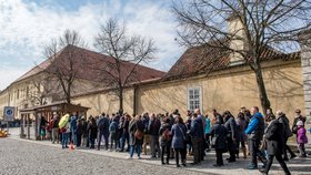 Bezpečnostní kontroly na Pražském hradě