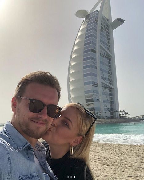 Markéta s přítelem na dovolené v Dubaji