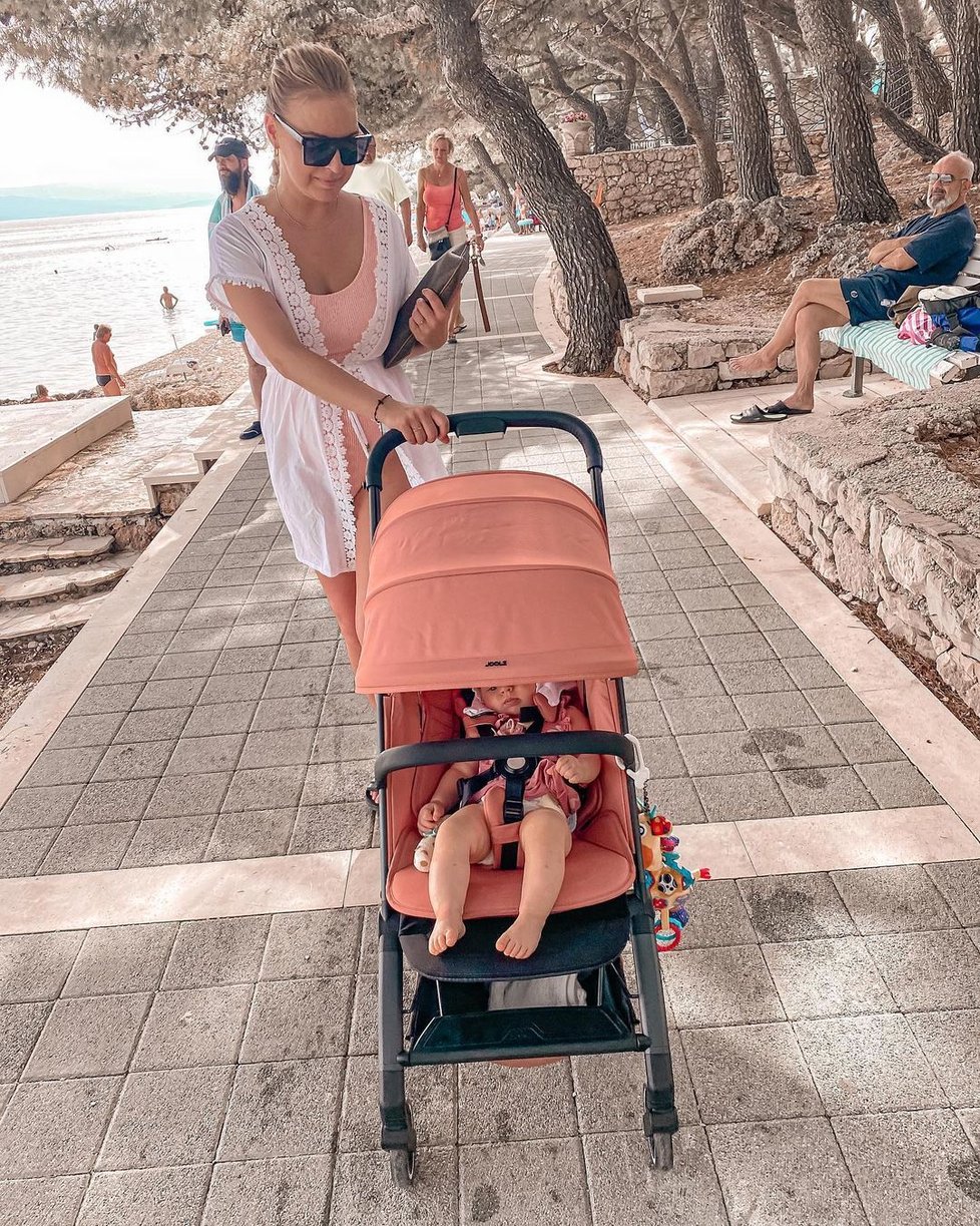 Markéta Konvičková je s rodinou na dovolené v Chorvatsku.