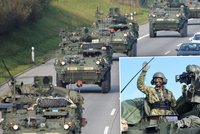 Americký konvoj v Česku: Kolony projíždějí republikou