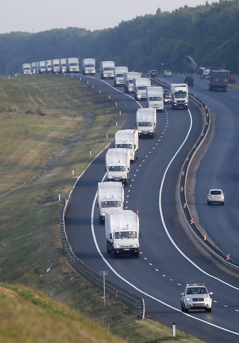 Ukrajina konvoj nechce pustit přes hranice