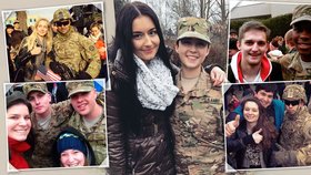 Fotky s vojáky USA při průjezdu konvoje Českem se staly hitem internetu