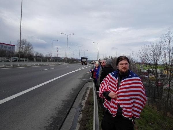Konvoj USA v Česku: Čekání na spojence