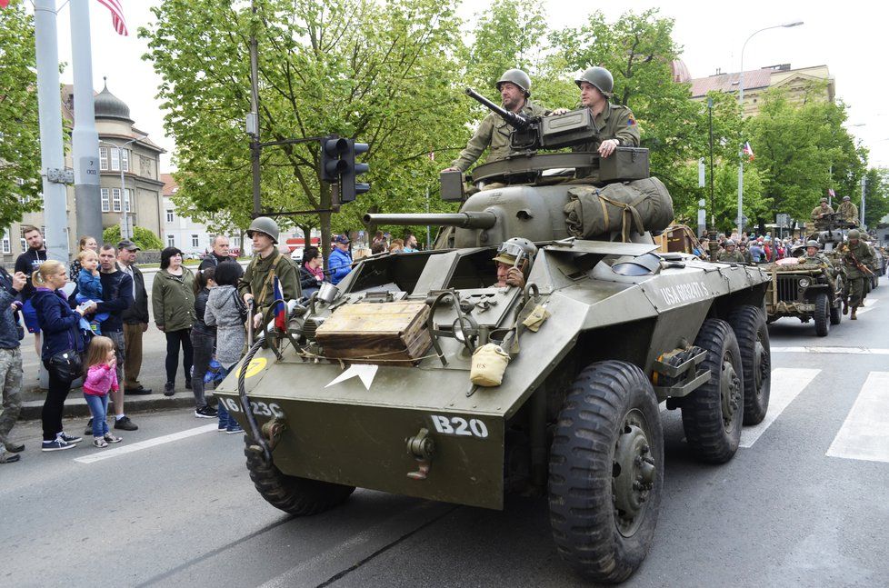 Vyvrcholením Slavností svobody v Plzni byl Convoy of Liberty.