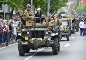 Vyvrcholením Slavností svobody v Plzni byl Convoy of Liberty.