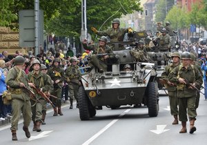 Vyvrcholením Slavností svobody 2017 v Plzni byl Convoy of Liberty.