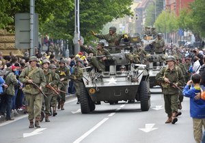 Vyvrcholením Slavností svobody 2017 v Plzni byl Convoy of Liberty.