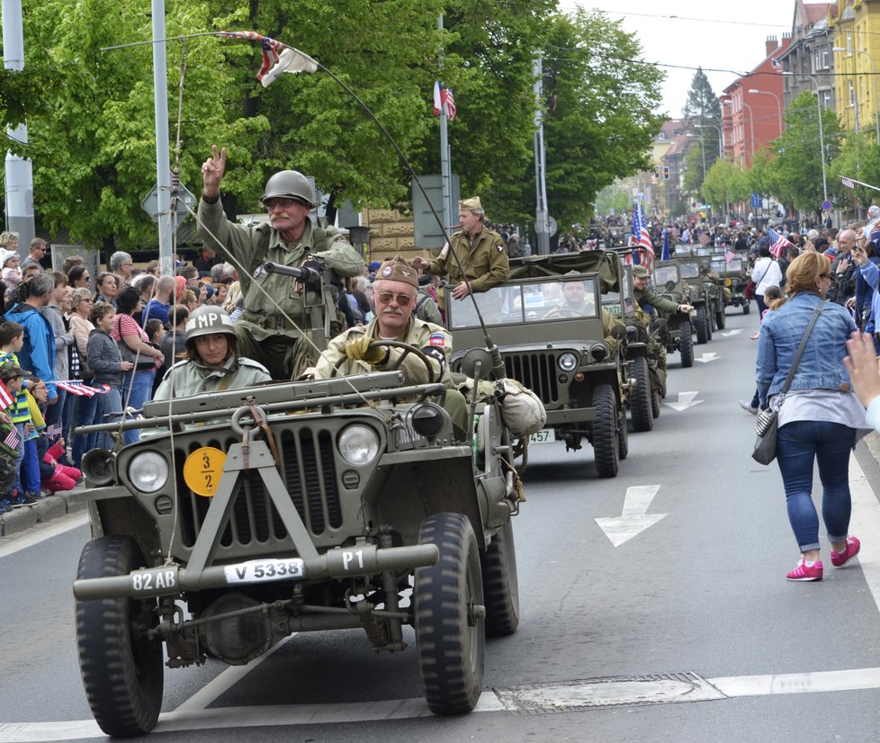 Vyvrcholením Slavností svobody v Plzni byl Convoy of Liberty.