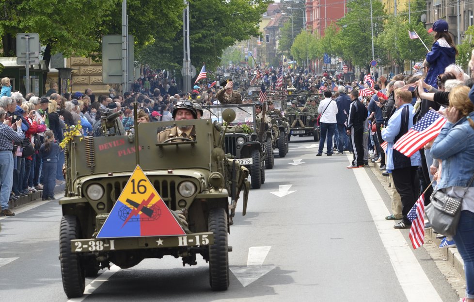 Vyvrcholením Slavností svobody 2017 v Plzni byl Convoy of Liberty.