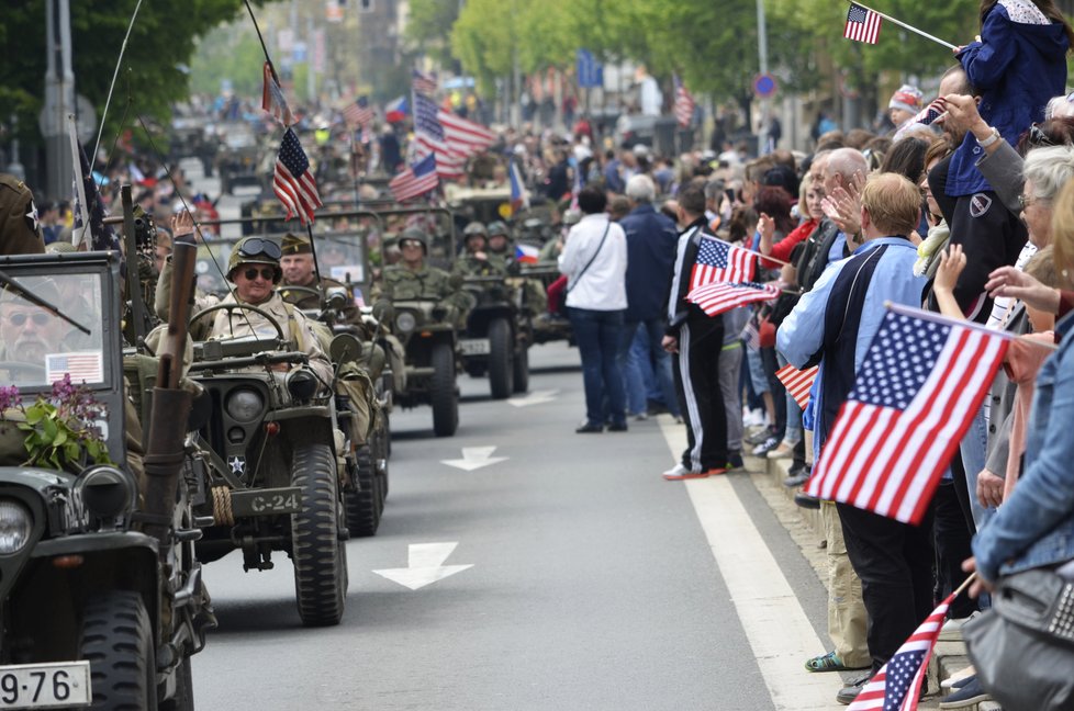 Vyvrcholením Slavností svobody v Plzni byl Convoy of Liberty.