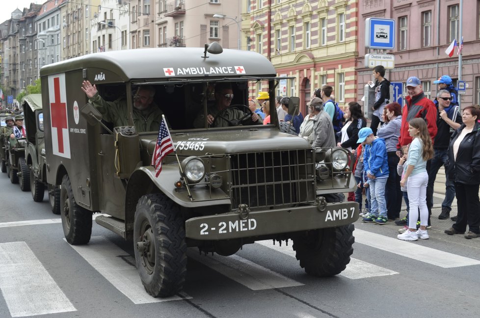 Vyvrcholením Slavností svobody v Plzni byl Convoy of Liberty.