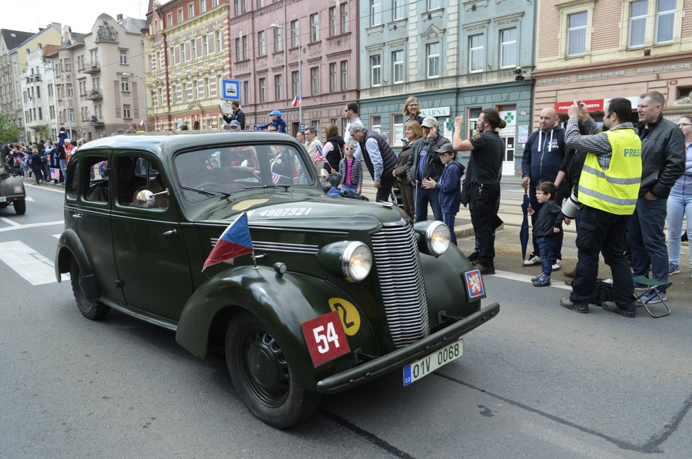 2017: Vyvrcholením Slavností svobody v Plzni byl Convoy of Liberty.