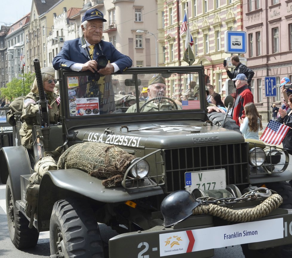 Vyvrcholením Slavností svobody 2017 v Plzni byl Convoy of Liberty.