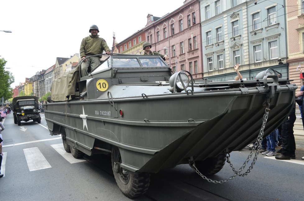 Vyvrcholením Slavností svobody 2017 v Plzni byl Convoy of Liberty.