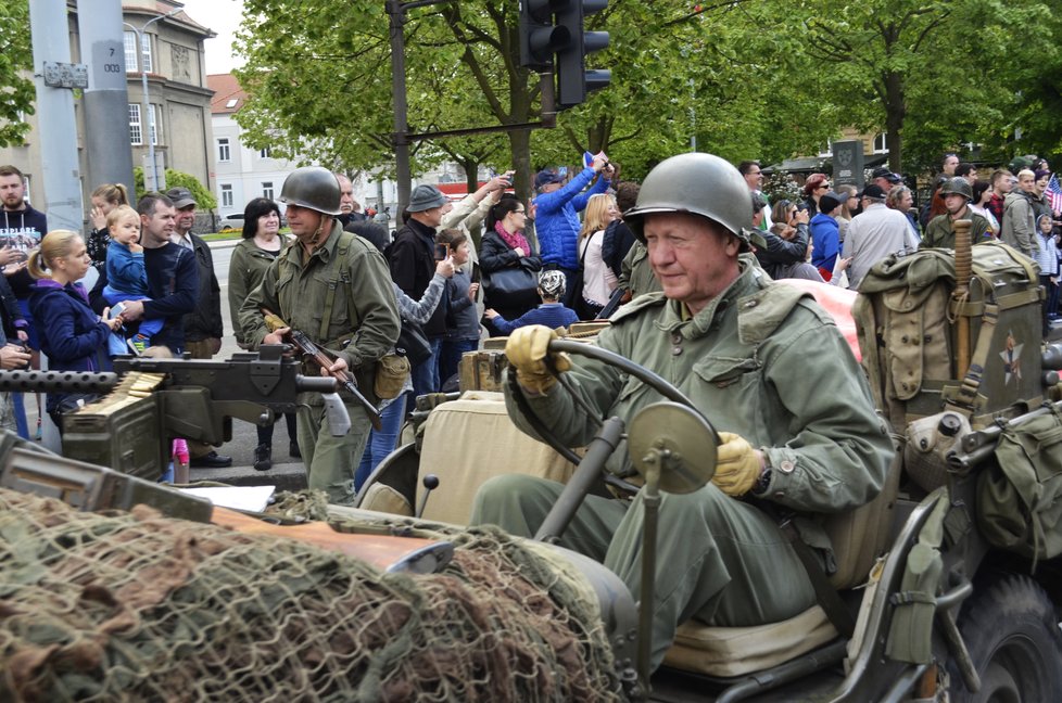 Vyvrcholením Slavností svobody 2017 v Plzni byl Convoy of Liberty.