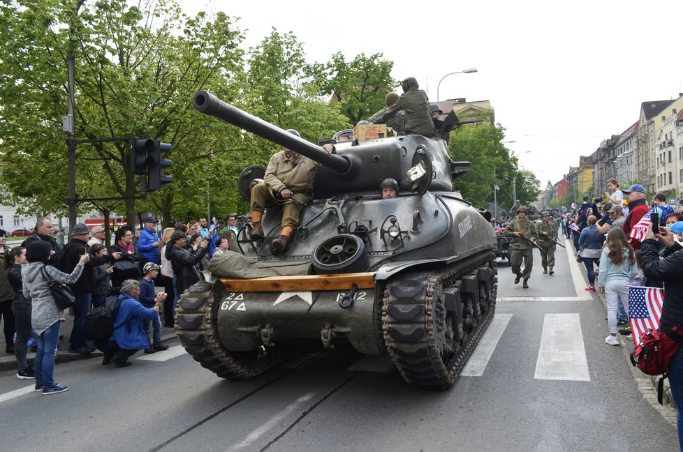 2017: Vyvrcholením Slavností svobody v Plzni byl Convoy of Liberty.