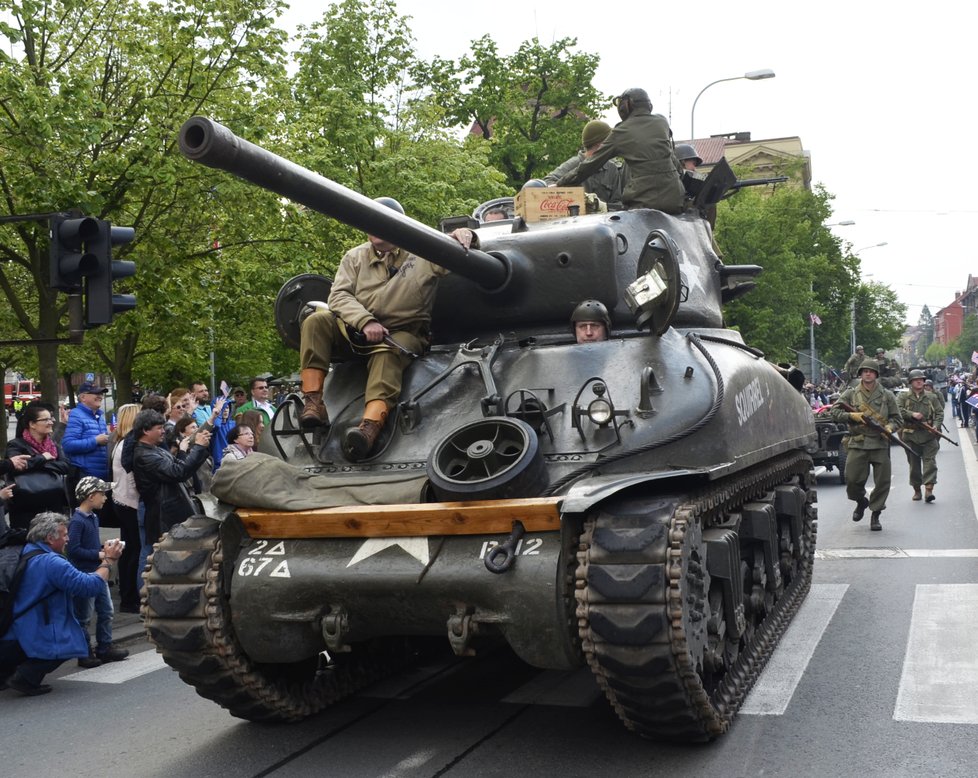 Vyvrcholením Slavností svobody v Plzni byl Convoy of Liberty.