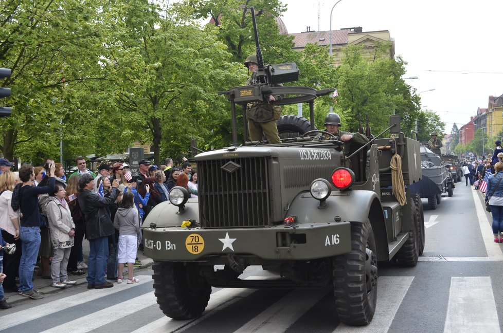 Vyvrcholením Slavností svobody 2017 v Plzni byl Convoy of Liberty.