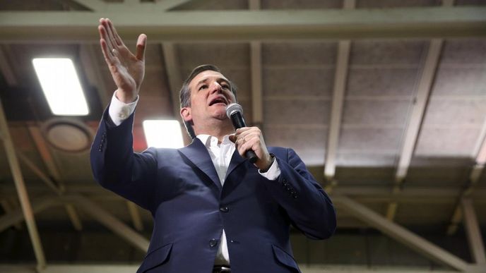 Konzervativní republikánský uchazeč o nominaci na prezidenta USA Ted Cruz