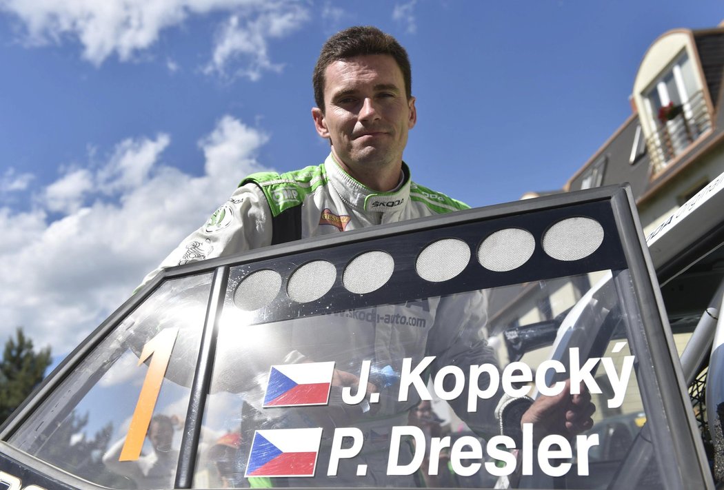 Jan Kopecký se chystá na Rallye Bohemia