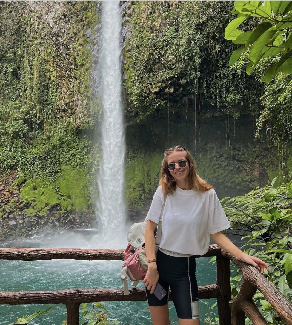Veronika Kopřivová na Kostarice