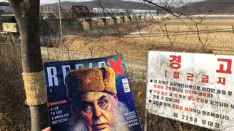 Unikátní video z hranice KLDR: Podívejte se, jak Jihokorejci zpeněžují svůj malý Kim Čong Land 