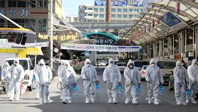 Jižní Korea registruje další nakažené pacienty novým typem koronaviru.