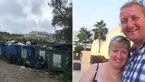 Horor místo luxusní dovolené: Manžele na Korfu zaskočily hory odpadků i problémy s vodou