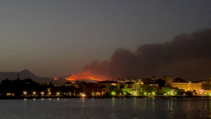 Požár na Korfu (23.7.2023)