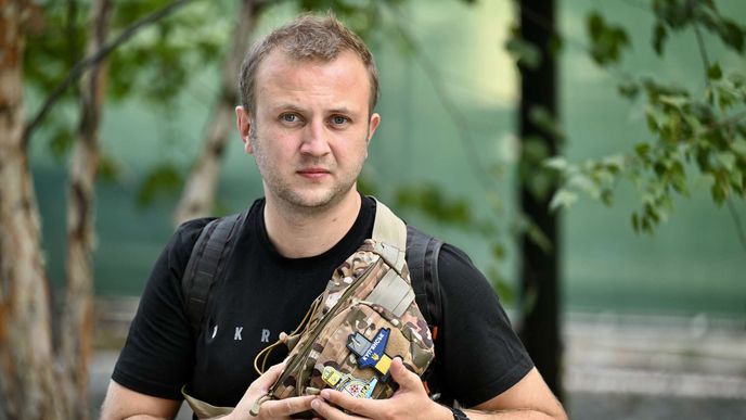 Šéf humanitární organizace Koridor UA Matouš Bláha Šéf humanitární organizace Koridor UA Matouš Bláha