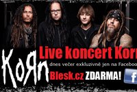 Koncert Korn: Zdarma na Blesk.cz, právě teď!