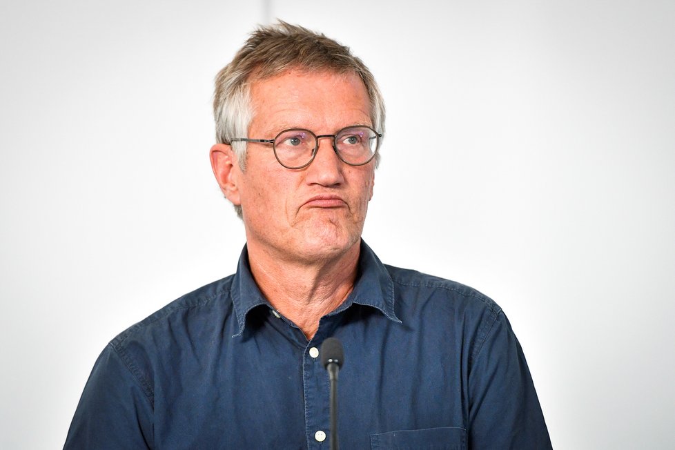 Hlavní švédský epidemiolog Anders Tegnell.