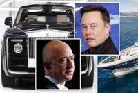 Pandemie udělala z nejbohatších ještě bohatší. Za co teď utrácí miliardáři Musk či Bezos?