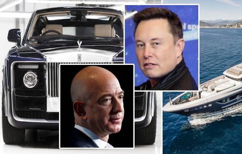 Pandemie udělala z nejbohatších ještě bohatší. Za co teď utrácí miliardáři Musk či Bezos?