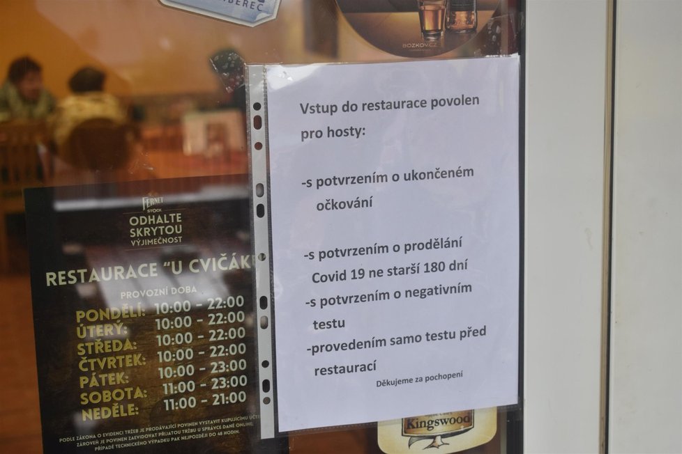 Pravidla dodržují i restaurace v Liberci.
