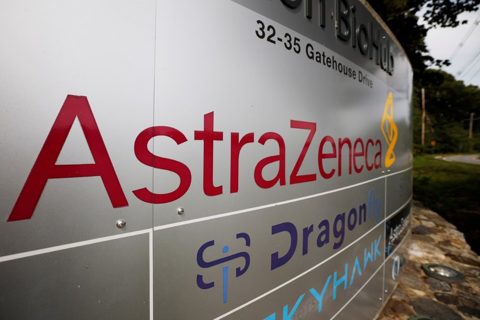 AstraZeneca, firma, která vyvíjí vakcínu proti covidu-19.