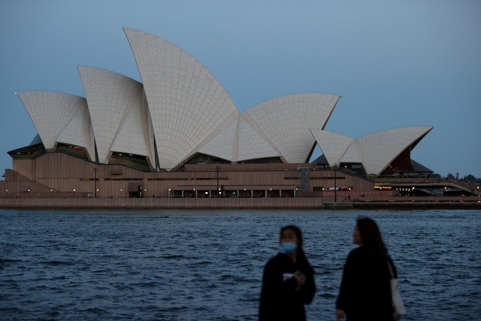 Koronavirus v Austrálie: Město Sydney zeje oproti normálu prázdnotou