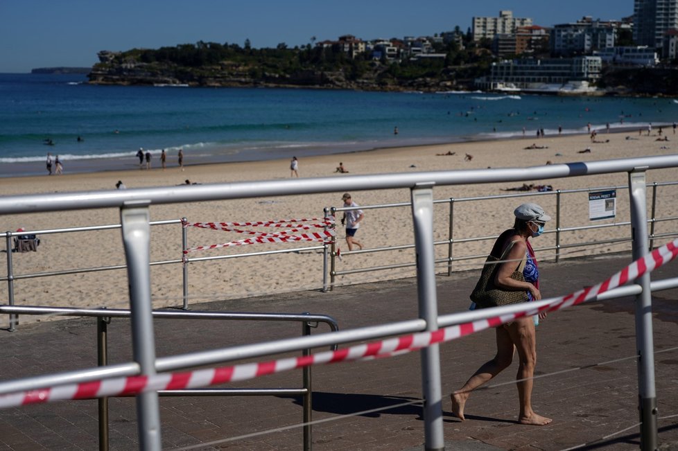 Sydney v době pandemie koronaviru.