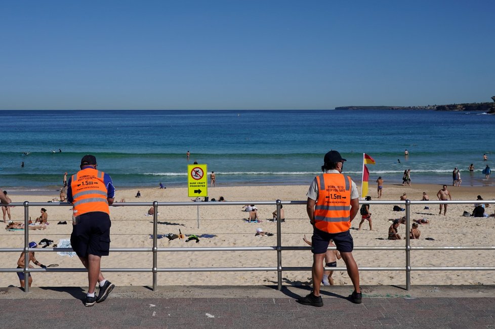 Sydney v době pandemie koronaviru.