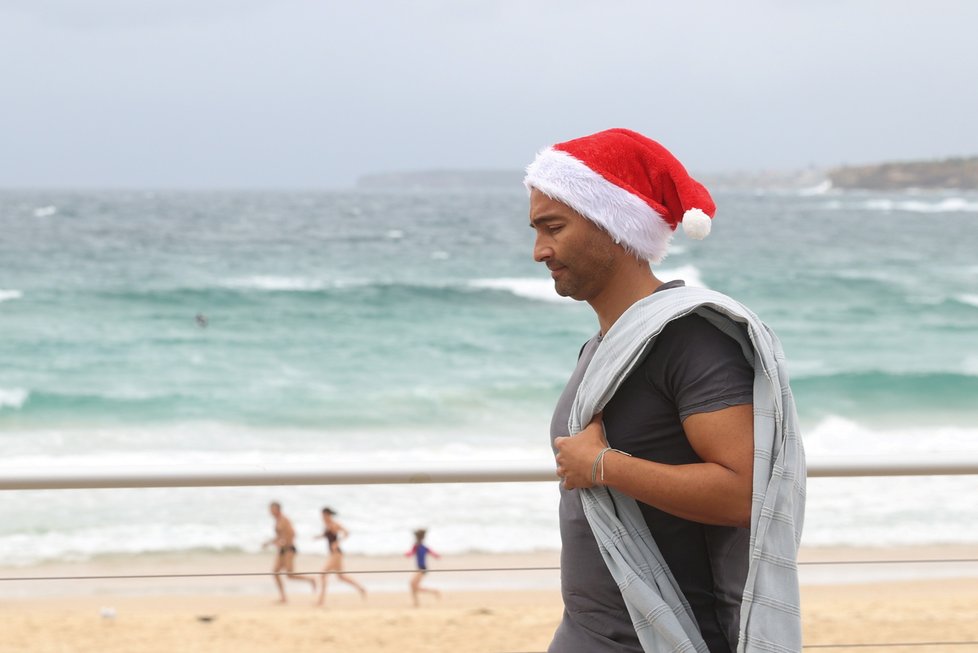 Koronavirus v Austrálii: Vánoce na pláži.