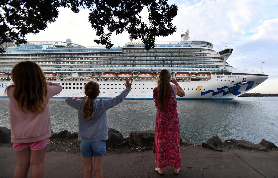 Jedním z ohnisek nákazy koronaviru byla také výletní loď Ruby Princess.