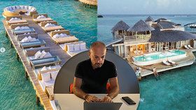 Exotické ráje lákají turisty: Maledivy na luxusní hotely, Barbados na home office v Karibiku.