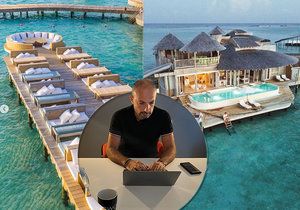Exotické ráje lákají turisty: Maledivy na luxusní hotely, Barbados na home office v Karibiku.