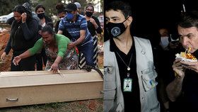 „Vrahu!“ pokřikovali lidé na prezidenta Bolsonara, zatímco si užívá na grilovačkách, lidé umírají