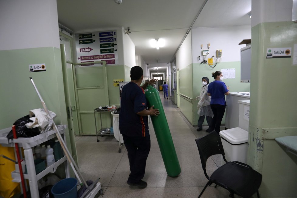 Přetížená nemocnice v São Paulu